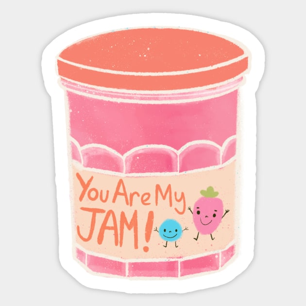 You are my jam! Sticker by avadoodle